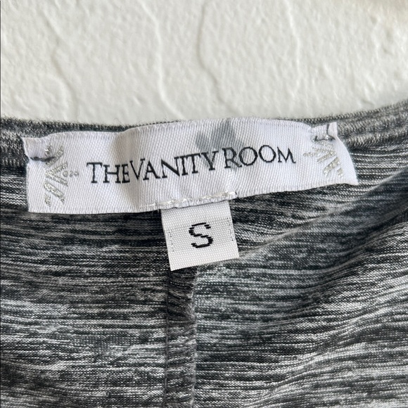 Heather Gray Asymmetrical Knot Dress - Picture 3 of 3